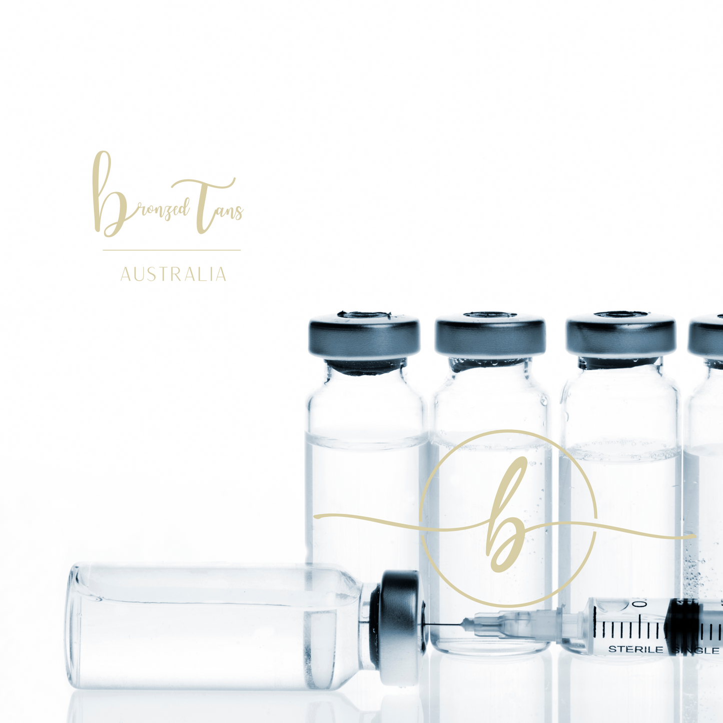 Tanning Vial/Powder + Sodium Chloride BUNDLE